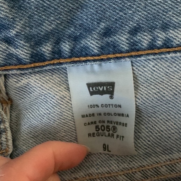 ❤️🤍💙Levi Custom 🇺🇸July 4th Patriotic American Flag Cutoff Denim shorts - Picture 4 of 5